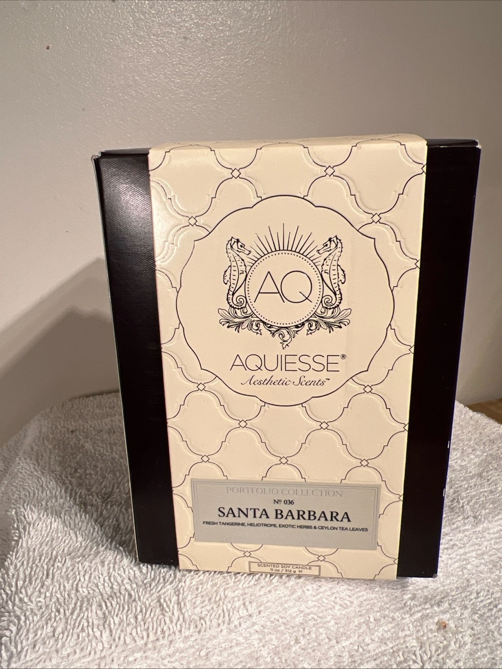 Aquiesse Santa Barbara Luxury Scented Candle 11 Oz New In Box No. 036